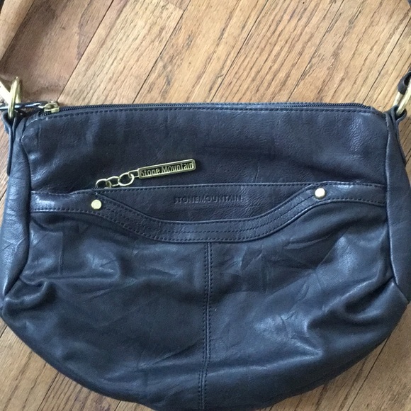 Black leather Stone Mountain bag - Picture 2 of 7